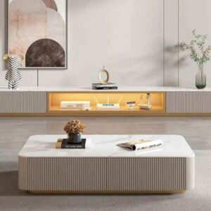 Modern Cream Color TV Cabinet ITVC-031B