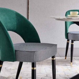 Light Luxury Sintered Stone Dining Table MLDT-057 & Dark Blue Dining Chair MLDC-007 (Copy)