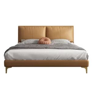 Light Luxury Napa Leather Bed ILB-019