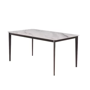 Simple Modern Sintered Stone Dining Table ISDT-037 & Dining Chair ISDC-037