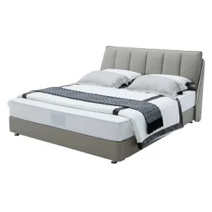 Modern Leather Soft Bed ISB-718
