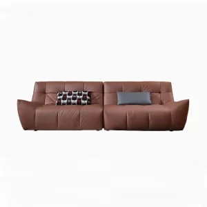 Modern Minimalist Leathaire Sofa ILS-042-CA & ILS-042-JT