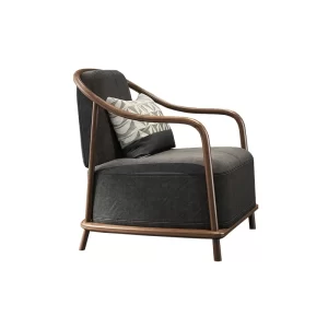 New Chinese Style Solid Wood Leisure chair ILC-007