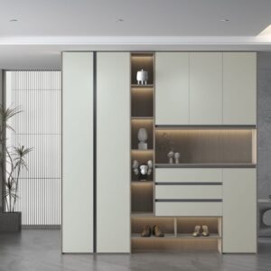 Golden Waves - Shoe Cabinet